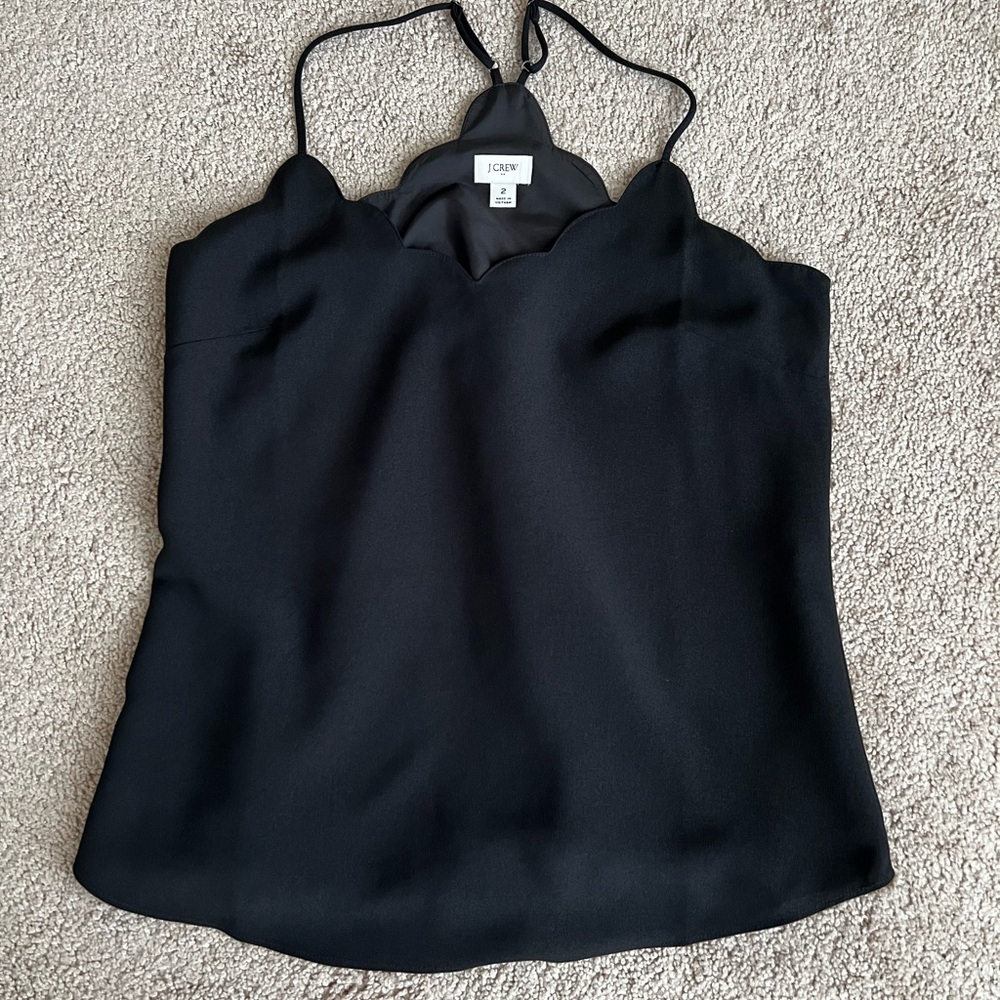 Women’s J. Crew scalloped tank